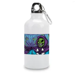 Garrafas de água Skeletor Masters Of The Meowniverse 18 DIY Garrafa esportiva de alumínio Humor Chaleira gráfica Engraçada GraphicThermos Xícaras de chá