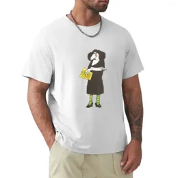 Herrpolos viola träsk t-shirt plus storlek toppar sommar anime kläder svarta t-shirts för män