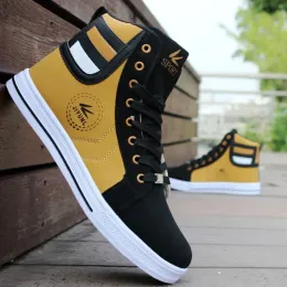 Scarpe per lo skateboarding da uomo scarpe da ginnastica con leisure high top scarpe da strada traspirante scarpe sportive hip hop scarpe da passeggiata chaussure homme