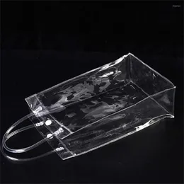 Förvaringspåsar multifunktionell mjölk te kopp mångsidig 10 25 cm transparent väska mode se genom plånbok flaskt tvätt