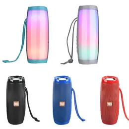 Altoparlante Bluetooth TG157 di alta qualità con luce LED colorata Altoparlante portatile Potente BoomBox alto Supporto per bassi esterno Altoparlante radio HIFI TF FM