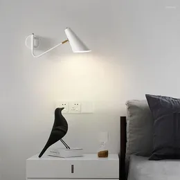 Lampada da parete Lampada da parete a LED per interni Camera da letto nordica Comodino di lusso Soggiorno TV Sfondo Illuminazione moderna per la decorazione della casa