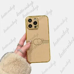 GG Designer Fashion Phone Cases for iPhone 15 14pro 14plus 13 12 11 Pro Max XR 8p Luxury L Brand P Metal Letter Pattern Flower Multifunctional Cover Designs Case