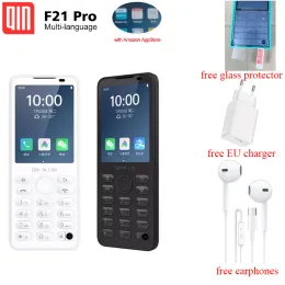 コントロールオリジナルQin F21 Proスマートタッチスクリーン電話wifi 5G + 2.8インチ3GB + 32GB / 4GB 64GB Bluetooth 5.0 480*640グローバルベリソン電話