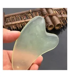 Hela 300st Natural Jade Gua Sha Skin Facial Care Treatment Massage Jade Scraping Tool Spa Salon Sup Sqcsrg Hair ClippersShop5681168