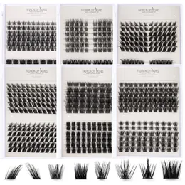 Mix Styles DIY Cluster Eyelash Mix LengthSegmented Eyelashes Extension Individual Lashes Soft Natural False Eyelashes