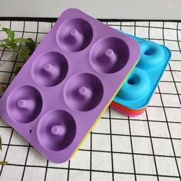 Bakningsverktyg 1 st silikon Donut Donut Chocolate Muffin Pan Sweet Ice Tray Cake Mold Mold Home Kitchen Supplies XB011