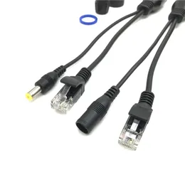 Nova potência passiva de cabo de cabo quente 2024 sobre o adaptador Ethernet Poe Splitter Injector Injetor Módulo de Fonte de alimentação 12-48V para câmera IP