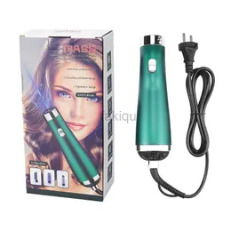 Hair Dryers 3 In 1 Hair Dryer Professional Hot Air Brush Automatic Rotating Hairdryer Hairstyling Tools Blow Dryer with Nozzles Curling Iron 240401