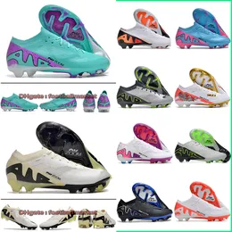 Zoom Vapores 15 Elite FG Soccer Shoes Boots Cleats för män Kvinnor Kids Low Top Mercuriales Football De Crampon Scarpe Calcio Fussballschuhe Botas Futbol Chaussures 01