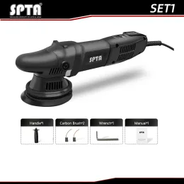 연마 기계 액세서리 SPTA 5inch 750W 듀얼 액션 궤도 15mm DA 자동차 홈 DIY 광택기 왁스 패드 세트 드롭 배달 자동 OTRE2