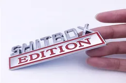 Shitbox 에디션 배지 Emblem Car Stickers0123456788182858