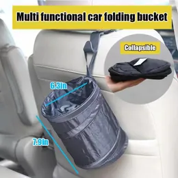 1st Black Car Trash Can Pack Bag Waterproof Car Trash Bag For Little Leak Proof Car Cooler Bag-bilens skräpväska med sidan