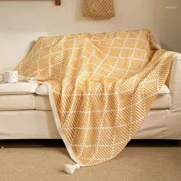 Cobertores sofá cobertor casual multifuncional almoço pausa escritório sala de estar quarto quatro estações cama final piano toalha