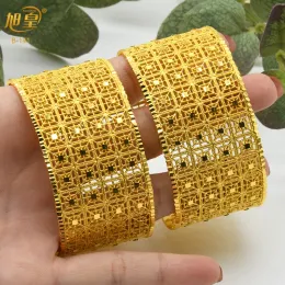 Браслеты Xuhuang Африканские манжеты Bangles для женщин Высококачественные золотые украшения оптовые дизайнеры медные браслеты марокканские украшения