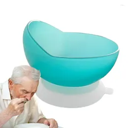 Bowls Adaptive Scoop Bowl Non Slip With Suction Base Self Feeding For Elderly Disabled High Low