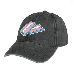 Berets Trans Pride - Vovo Biscuit Cowboy Hat Fishing Cap Hip Hop Beach Women's Golf Clothing Men's