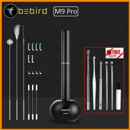 Controle original bebird m9 pro inteligente visual earstick otoscópio 300w à prova d' água endoscoop mini câmera com base de carga magnética vs r1 r3