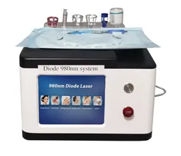 Professional 6 in 1 30W Spider Vein Removal 980nm Diode Vascular Laser Machine Nail Fungus Physiotherapy Laser Device