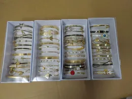 Bangles FreeShipping, новые стили женского золотого браслета микс SSTYES 12 ПК/Лот