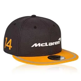 Ballkappen Streetwear Outdoor Sportwagen Team F1 Rennhut Baseballmütze Baumwolle bestickt Snapback für Mclaren Abzeichen Motorrad Geschenk DHRJ7