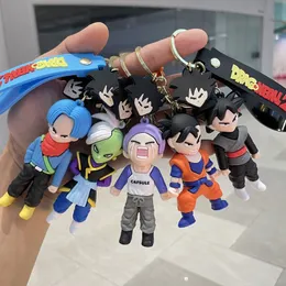 Cartoon anime Sun Wukong handmade keychain, Franks Black Wukong cartoon doll doll, foreign trade wholesale keychain pendant