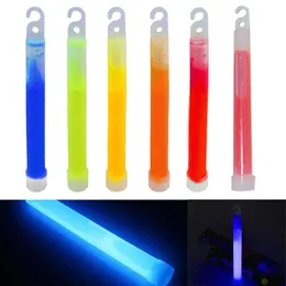 10pcs 6inch Grade Grade Glow Sticks Light Stick Party Camping أضواء الطوارئ الفلورسنت الكيميائية لصيد الأسماك 240326