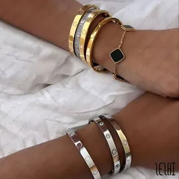 Bracelete Man Diamond Mens Bracelets Leatra de couro pulseira empilhável pulseira de pulseira para manobras de ouro para homens jóias de jóias de jóias de jóias