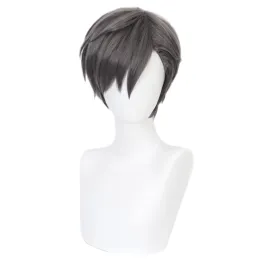 かつら催眠術マイクディビジョンラップバトルJyuto Iruma Cosplay Wigs Grey Short Synthetic Hair + Wig Cap