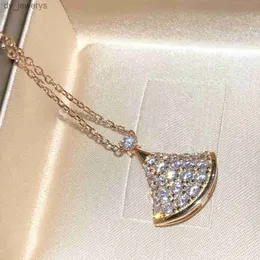 Designer halsband smycken bgari divas drömhalsband set med diamanter 18k guldpläterad högsta räknekvalitet lyx officiella reproduktioner 5a uhgn