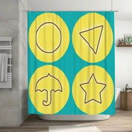 シャワーカーテンダルゴナグリーンカーテン72x72inフック付きDIYパターン愛好家のギフト