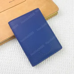 New Fashion Classic French Brand Designer Passport Wallet Top -Quality Leder Luxus Männer Frauen Passporthalter Karte Geldbeutel 4 Kartensteckplätze 1 Passschlitz 10 Farben