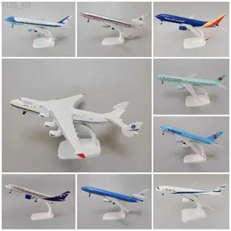 Aircraft Modle 20cm Alloy Metal Russian Lufthansa Korean Singapore KLM France USA PAN AM B747 A380 B787 MD-11 Airplane Model Plane Aircraft YQ240401