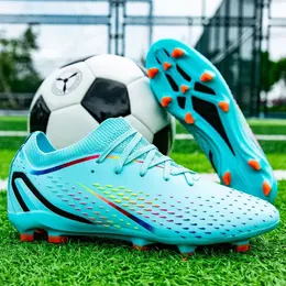 Original Mens Soccer Shoes Nonslip Turf Cleats FG Training Football Sneakers Boots For Men 240323