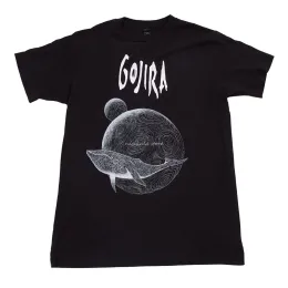 조끼 Gojira Flying Whale Tshirt 대형 "짧은 소매 패션 티셔츠 드롭 배송"