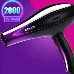 Secador de cabelo secador de cabelo quente e frio vento com condicionamento de difusor poderoso secador de cabelo calor calor constante temperatura cuidados com cabelo de cabelo 240401