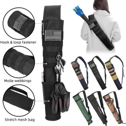 Bags Oxford Archery Crossbow Arrow Quiver Holder Archery Quiver Bag Adjustable Shoulder Strap Waist Hanging Bow Storage Pouch