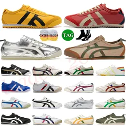 Designer OG Running Shoes Tiger México 66 Classic Mens Womens Navy Sail Sail Green Beige Red Silver jogging Wakling Sneakers Platform Sloabers Trainers