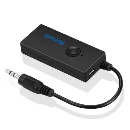 Hoparlörler Araba Radyo Hoparlörü Bluetooth Ses Sinyal Alıcısı 3 5mm Aux Çıkış Fişi Kablosuz Ses Adaptörü