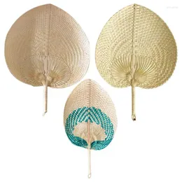 Dekoracyjne figurki bambus tkany fan kreatywny letni chłodzenie czyste naturalny chiński styl ręcznie robiony repelent komarów do dekoracji