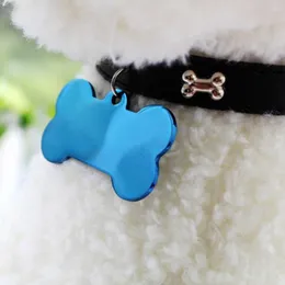 Abbigliamento per cani Legendog Etichetta identificativa per animali domestici Vuota in acciaio inossidabile Nome creativo Gatto per cuccioli Fascino Osso Cucciolo Accessorio