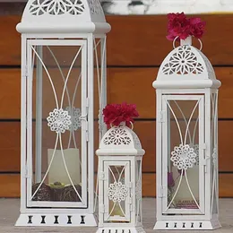 양초 홀더 빈티지 고급 컨테이너 거실 웨딩 봉헌 용기 장식 Suministros de Boda Home Decorations