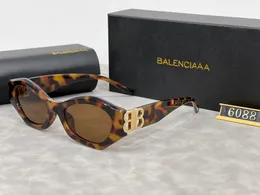 Óculos de sol BB femininos Polígono Acetato de acetato Designer BB BRANCE MENS PUNK estilo punk Sunglasses 6088