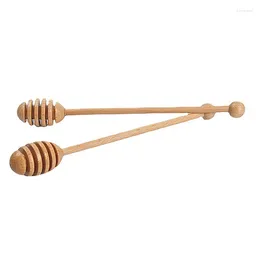 Cucchiai Pratici Manici Lunghi Cucchiaio per Miele in Legno Mestolo per Miscelatore per Barattoli Caffè Latte Forniture per Tè Utensili da Cucina per Dessert