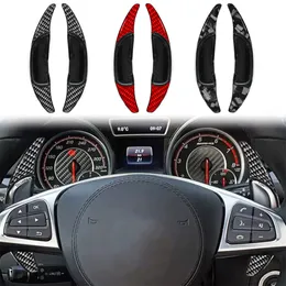 Ricambi auto Paddle al volante in fibra di carbonio + ABS forgiato/rosso/nero per Mercedes Benz AMG A/C/E /EQS/SL /GT/G/GLA/GLB/GLC/GLE/GLS