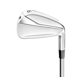 Клюшки для гольфа TLmade P790, 3 поколения, на большую дистанцию, серебристый, из мягкого железа, со стальным/графитовым стержнем, с головными крышками (4,5,6,7,8,9,P)7 шт.