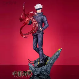 Anime manga 30 cm ny anime tecknad jujutsu kaisen gojo satoru barn leksaker pvc modell figurer samling brinquedos action figur födelsedag present 240401