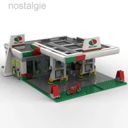 كتل جديدة في المدينة مرور الشارع عرض MOC OCTAN PAST BUNDANCEDS 60132 Service Station DIY الأفكار الإبداعية للأطفال هدايا 240401