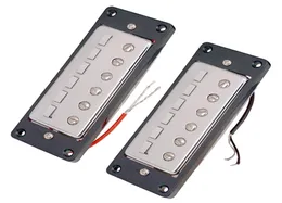 Ostrich 1 Set of 2pcs Mini Humbucker Pickups for 6 String Electric Bass Guitar Parts9264350