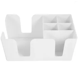 Armazenamento de cozinha Coffe Cup Tea Sagt Box Coffee Organizer Dispenser Bar Suprimento do Pacote de Sugar Pacote Branco Bancada Escritório